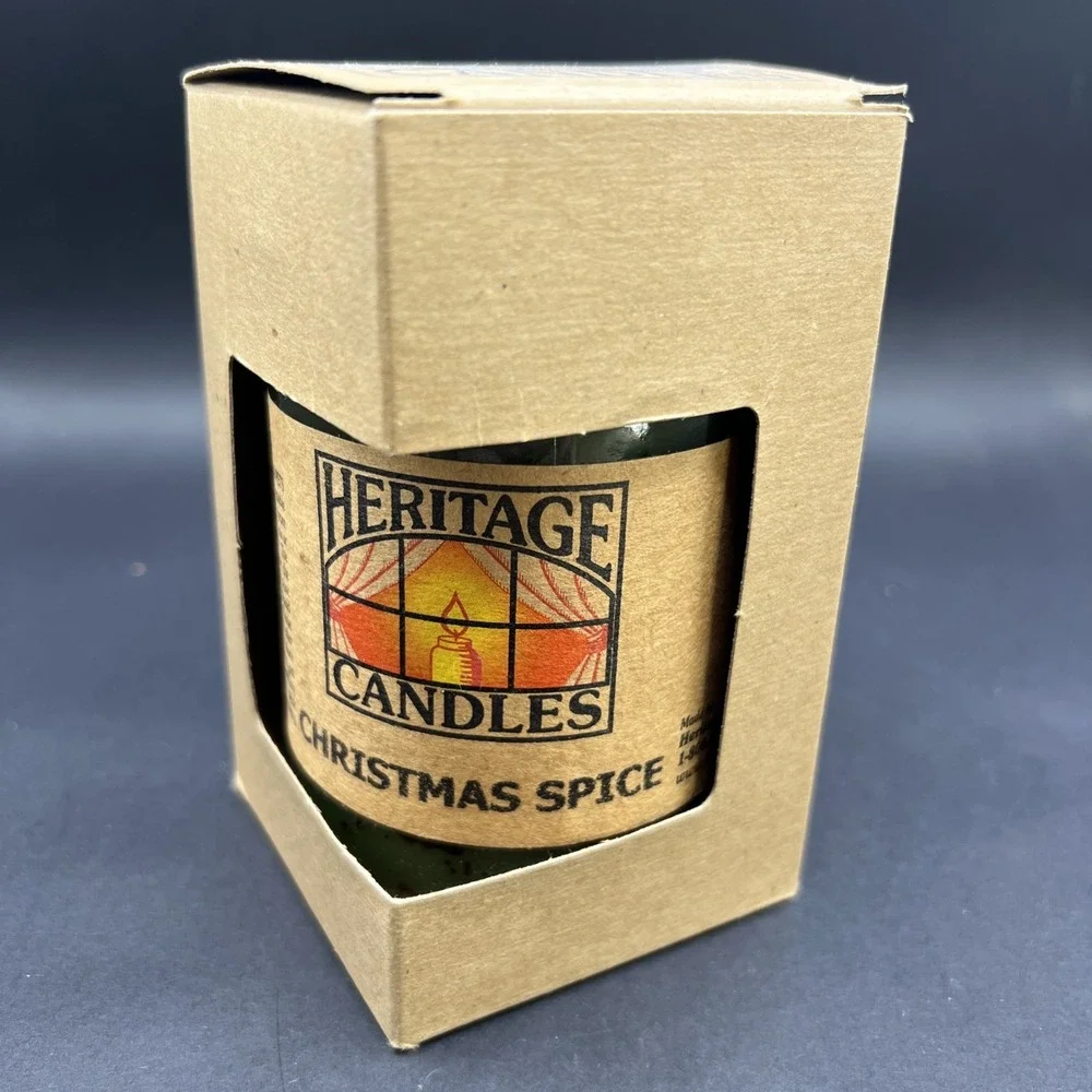 New Heritge Candles CHRISTMAS SPICE‎ 12oz Canning Jar Candle USA